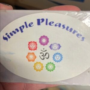 Simple Pleasures Chakra Sticker